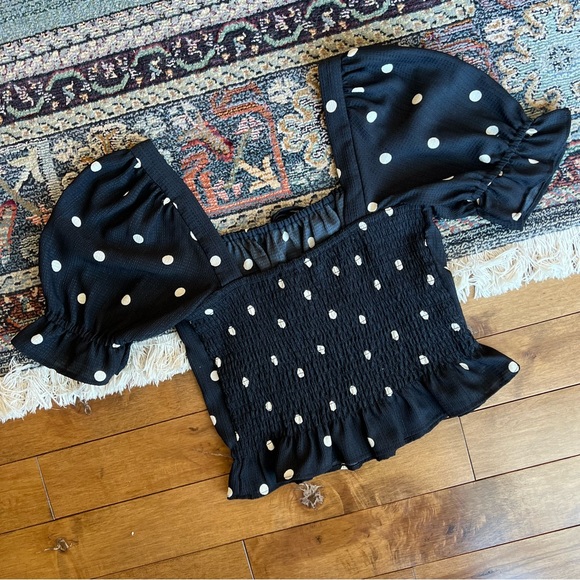 ✨3/15$ Crop top, polka dots H&M - Picture 6 of 6